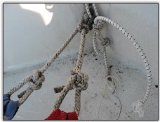 Dinghy Cleaning - A dirty cockpit